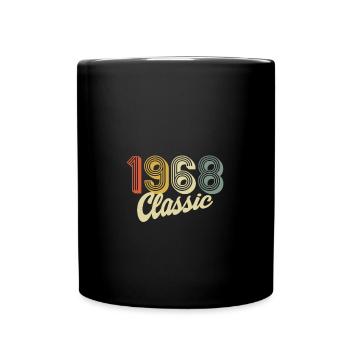 classic 1968 design retro 1968 - Full Colour Mug - black - Front