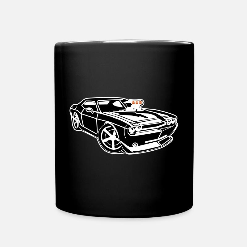 Muscle-Car-Power pur! - Tasse einfarbig - Schwarz
