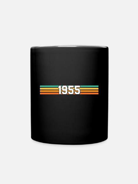 retro 1955 - Full Colour Mug - black