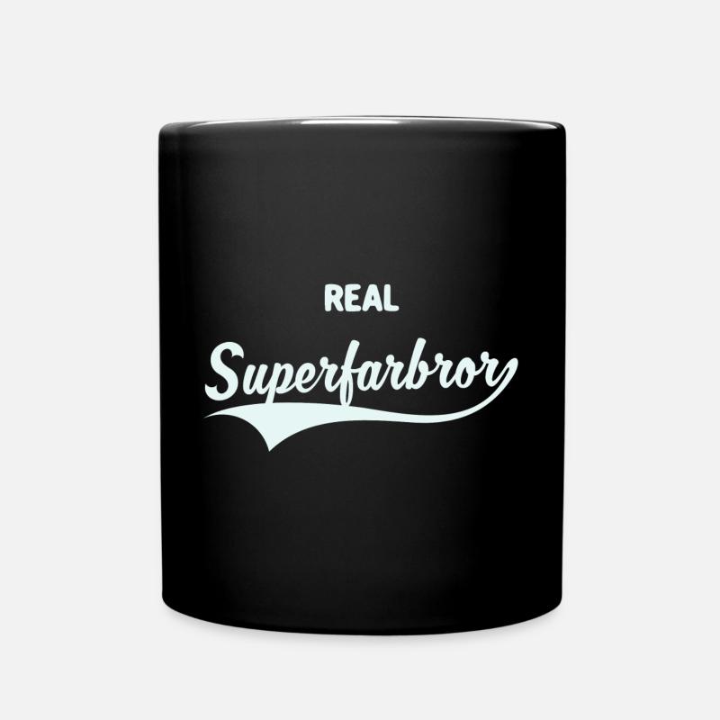 Real Superfarbror - Full Colour Mug - black