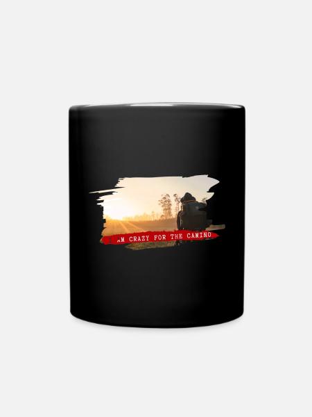 Crazy for the Camino - Full Colour Mug - black