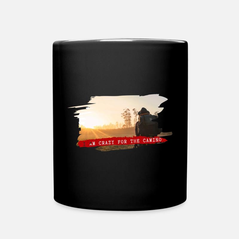 Crazy for the Camino - Full Colour Mug - black