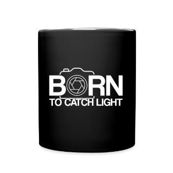 Fotografie Fotograf Kamera Lichtfänger - Tasse einfarbig - Schwarz - Vorne