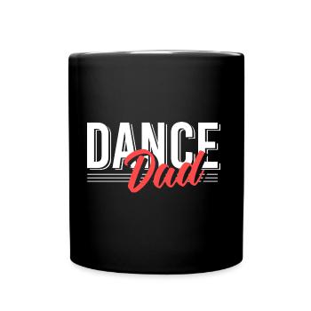 Dance Dad Dancer Daddy - Full Colour Mug - black - Front