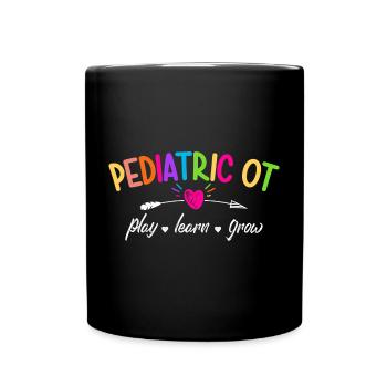 Ergothérapie pédiatrique OT - Mug uni - noir - Devant