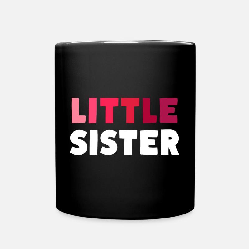 LITTLE SISTER - Tasse einfarbig - Schwarz