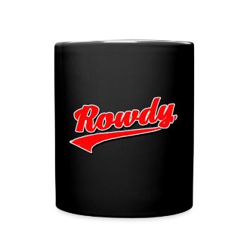rowdy rüpel bandit gang dieb chaot bengel sohn - Tasse einfarbig - Schwarz - Vorne