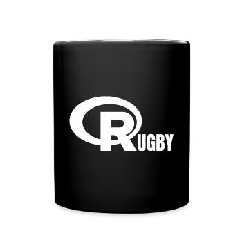 rugby, rugby sport, rugby humor - Full Colour Mug - black - Front
