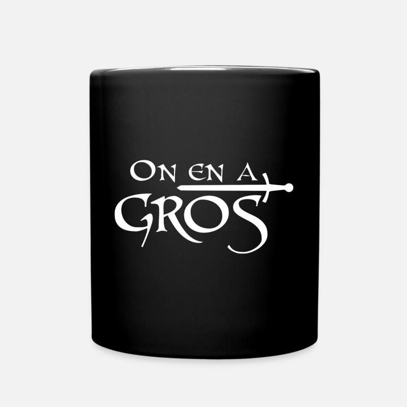 On en a gros - Mug uni - noir