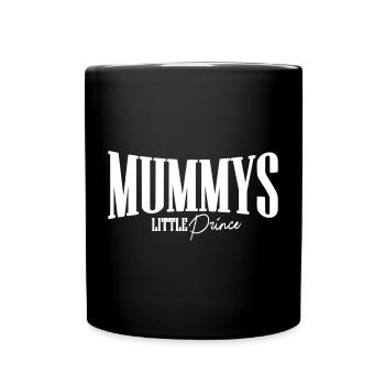 mummys mama geschenk baby party eltern geburtstag - Tasse einfarbig - Schwarz - Vorne