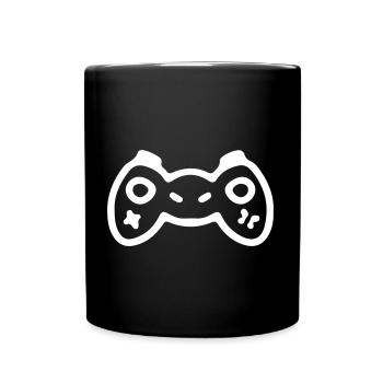 Controller Gamer Gambler Console Gaming - Full Colour Mug - black - Front