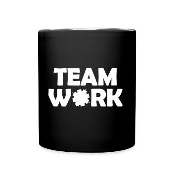 Teamwork - Full Colour Mug - black - Front