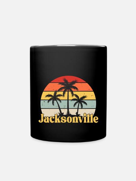Jacksonville Florida - Tasse einfarbig - Schwarz
