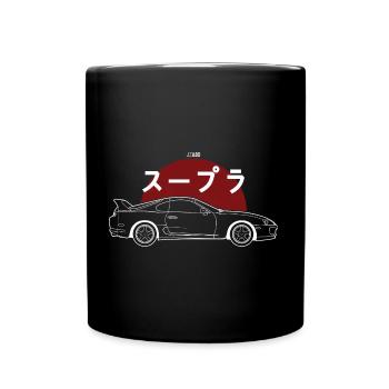 JZA80 Illustration - Mug uni - noir - Devant