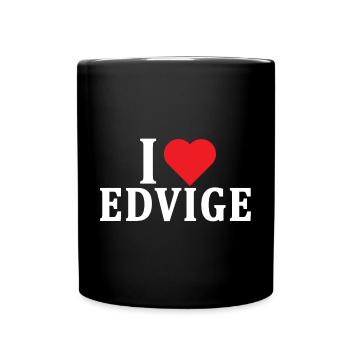 T-Shirt Ich liebe Hedwig T-Shirt Geschenkidee - Tasse einfarbig - Schwarz - Vorne