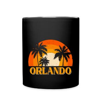 Orlando Florida - Full Colour Mug - black - Front