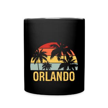 Orlando Florida - Full Colour Mug - black - Front