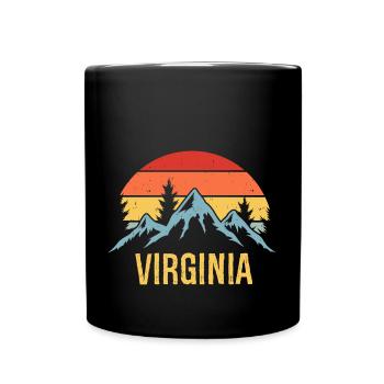Virginia - Full Colour Mug - black - Front