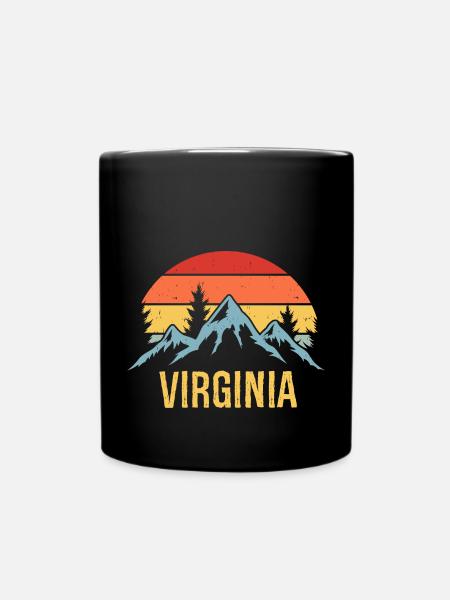 Virginia - Tasse einfarbig - Schwarz