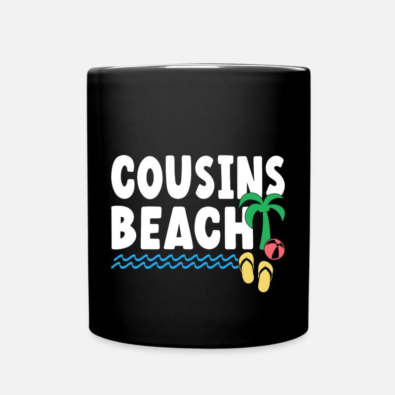 Cousins Beach - Tasse einfarbig - Schwarz