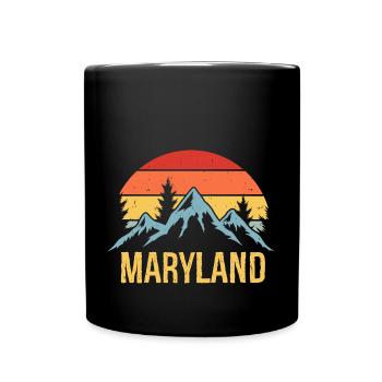 Maryland - Full Colour Mug - black - Front