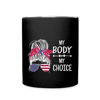Mon corps Ma décision - Mug uni - noir - Devant