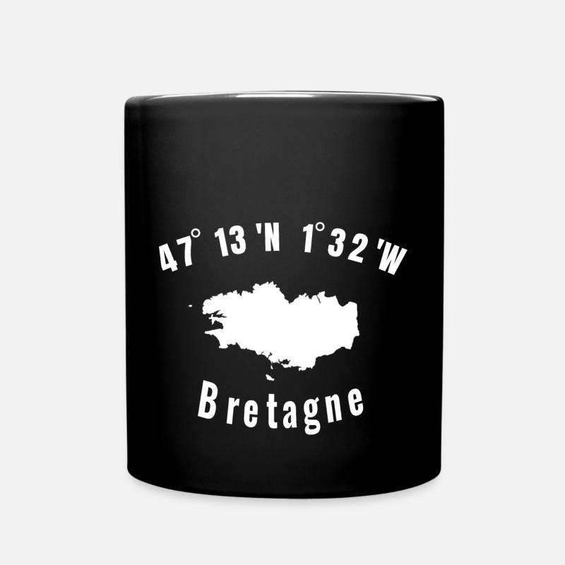 Bretagne Frankreich Urlaub Bretonen Idee - Tasse einfarbig - Schwarz