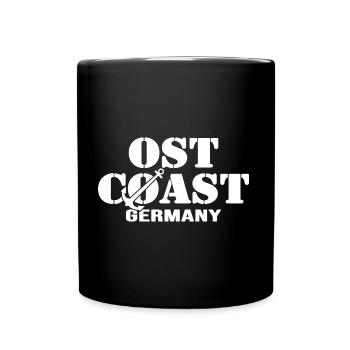 ostsee strandfeeling sommer-vibes rügen ostküste - Full Colour Mug - black - Front