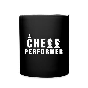 échecs joueur checkmate échiquier - Mug uni - noir - Devant