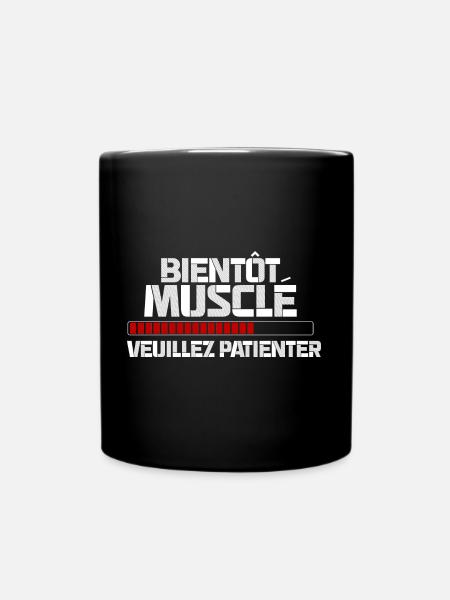Bientôt musclé - Mug uni - noir