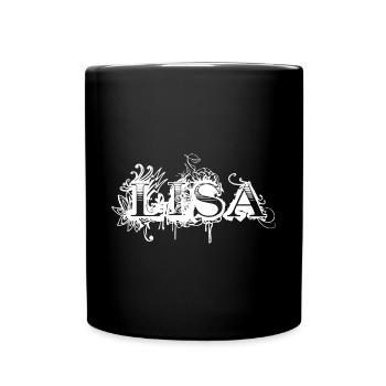LISA - Tasse einfarbig - Schwarz - Vorne