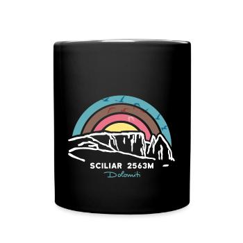 Sciliar Sciliar Dolomites Randonnée Escalade - Mug uni - noir - Devant