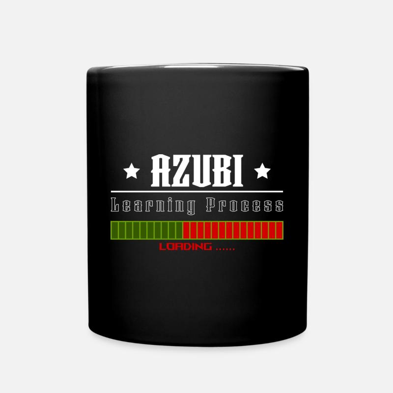 AZUBI learning process loading tshirt - Tasse einfarbig - Schwarz
