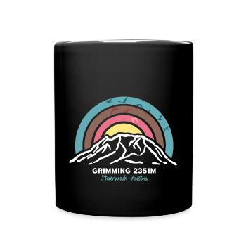 Grimming, Steiermark, Austria, Austria, Dachstein - Full Colour Mug - black - Front