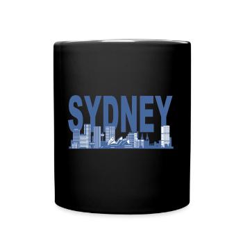 Horizon de Sydney - Mug uni - noir - Devant
