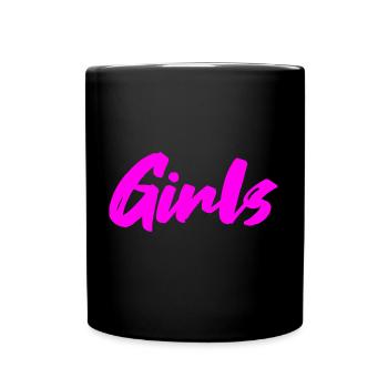 Girls - Tasse einfarbig - Schwarz - Vorne