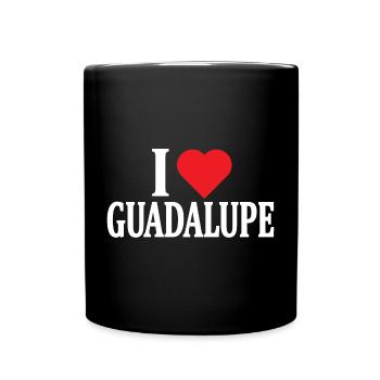 t-shirt I love Guadalupe t-shirt gift idea - Full Colour Mug - black - Front