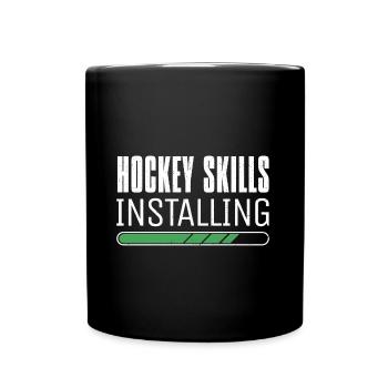 Field Hockey Skills Hockey Player Hockey - Full Colour Mug - black - Front