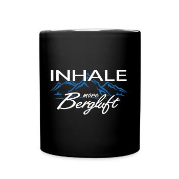 Alpin air de montagne servus alpiniste alpiniste - Mug uni - noir - Devant