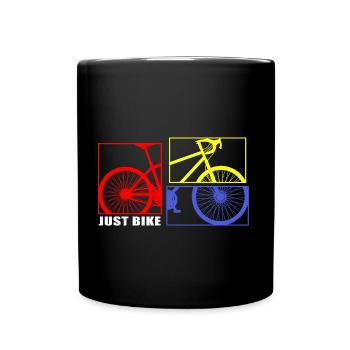 Bike Bike Road Bike Chaîne de vélo « bike mosaik » - Mug uni - noir - Devant