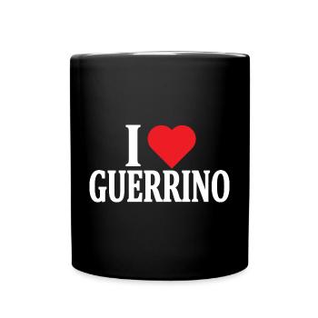 name t-shirt I love Guerrino t-shirt gift idea - Full Colour Mug - black - Front