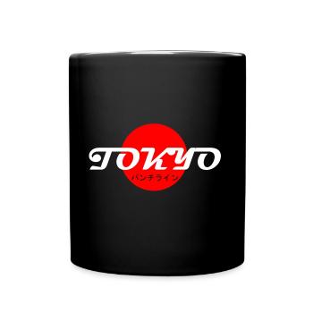 Tokyo RedWhite - Full Colour Mug - black - Front