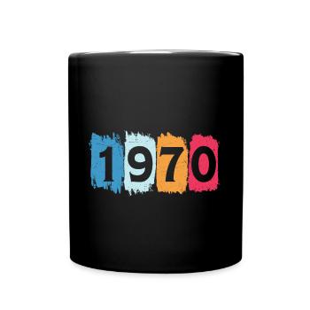 Retro 1970 t-shirt 70 vintage 1970 - Tasse einfarbig - Schwarz - Vorne