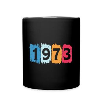 Retro 1973 t-shirt 73 vintage 1973 - Full Colour Mug - black - Front