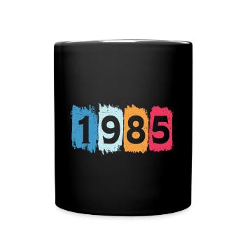 T-shirt rétro 1985 85 millésime 1985 - Mug uni - noir - Devant