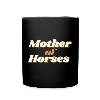 ! Mère des chevaux - Mutter von Pferden - Mug uni - noir - Devant
