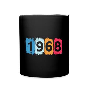 T-shirt rétro 1968 68 millésime 1968 - Mug uni - noir - Devant