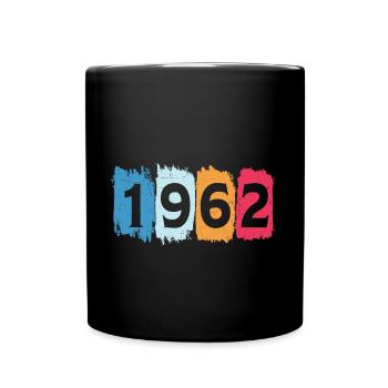 T-shirt rétro 1962 62 millésime 1962 - Mug uni - noir - Devant