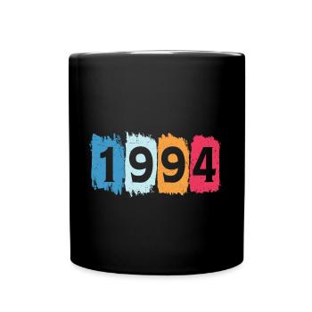 T-shirt rétro 1994 94 millésime 1994 - Mug uni - noir - Devant