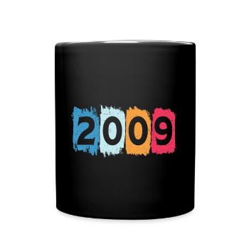 Retro 2009 t-shirt 09 vintage 2009 - Tasse einfarbig - Schwarz - Vorne